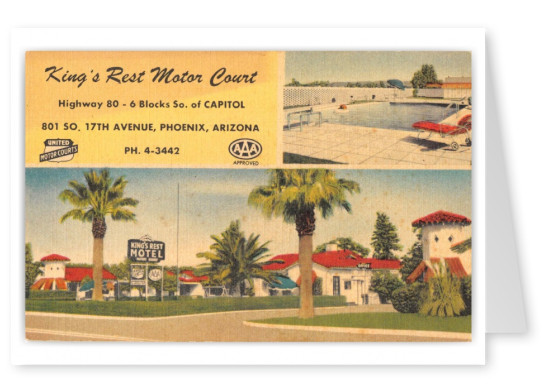 Phoenix Arizona King_s Rest Motor Court