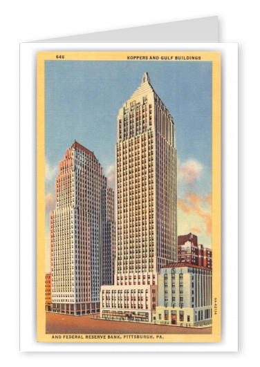 Pittsburgh Pennsylvania Koppers and Gulf Buildings 