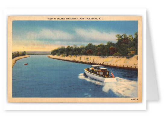 Point Pleasant, New Jersey, View at Inland Waterway