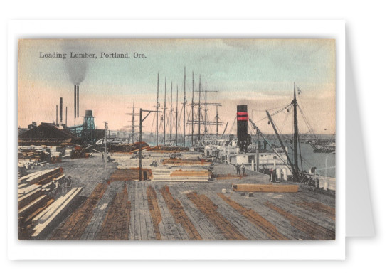 Portland, Oregon, Loading Lumber