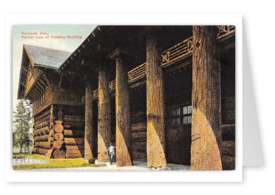 Portland, Oregon, partial view of Forestry Building