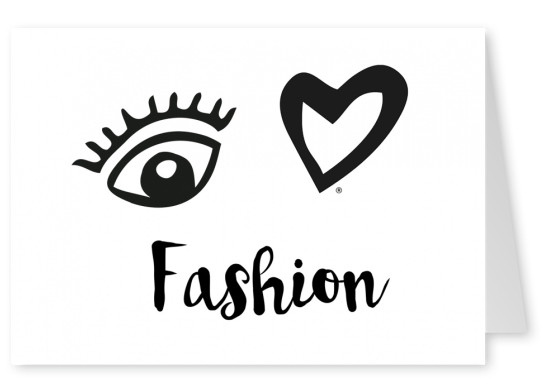 Illustration Eye love Fashion