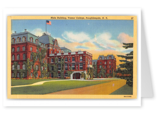 Poughkeepsie, new York, Main Building, Vassar College