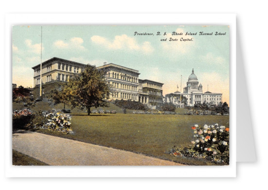 Providence, Rhode Island, Rhode Island Normal School and State Capitol