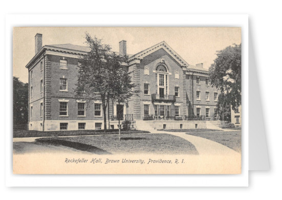 Providence, Rhode Island, Rockefeller Hall, Brown University