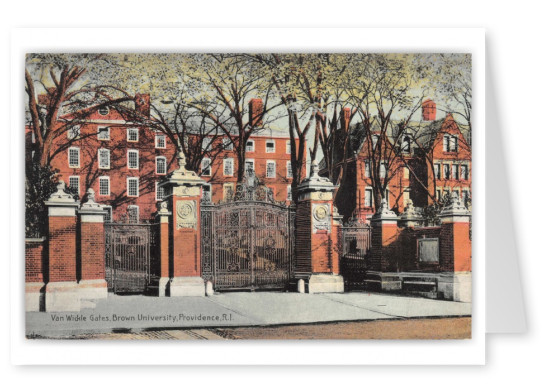 Providence, Rhode Island, Van Wickle Gates, Brown University