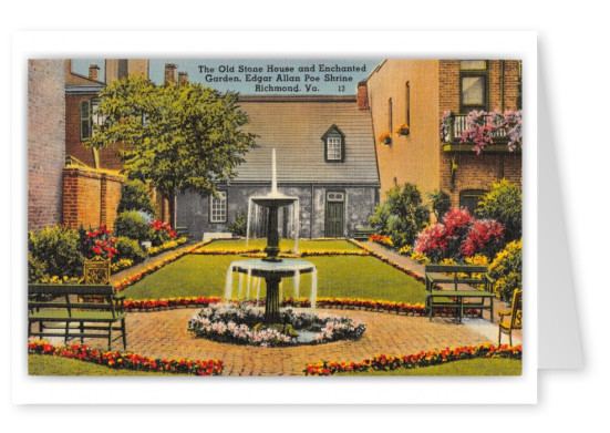 Richmond, Virginia, Old Stone House and Enchanted Garden, Edgar Allen Poe Shrine