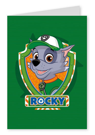 PAW Patrol Postkarte Rocky