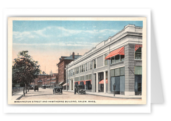 Salem, Massachusetts, Washington Street and Hawthrone Building