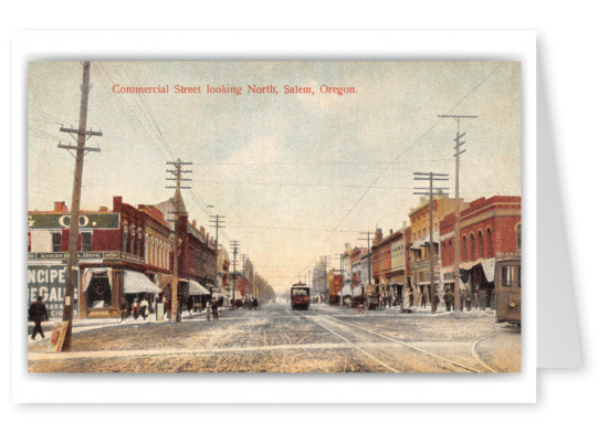 Salem, Oregon, Commercial Street looking north