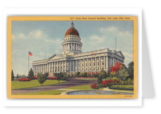 Salt Lake City Utah State Capitol Building