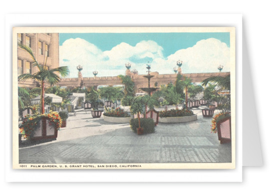 San Diego, California, Palm Garden, U.S. Grant Hotel