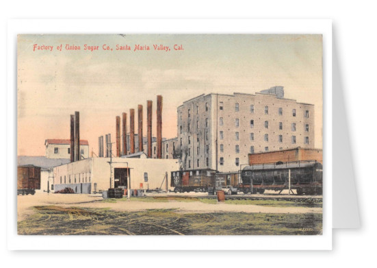 Santa Maria Valley California Union Sugar Co Factory