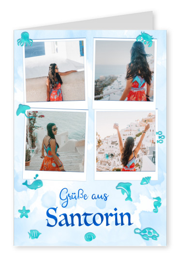 Grüße aus Santorin