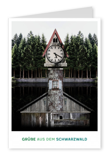 dottiandmiles Postkarte Grüße aus dem Schwarzwald