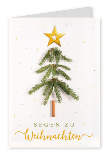 SegensArt Postkarte Segen zu Weihnachten