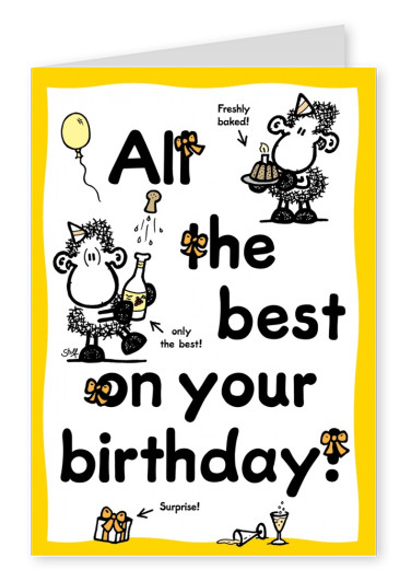 Sheepworld All the best on your birthday