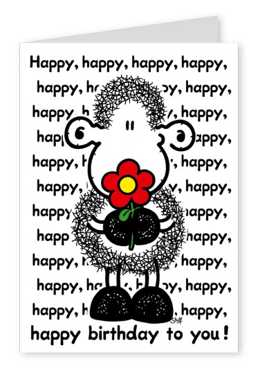 Sheepworld Happy Happy Happy Birthday 