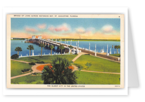 St. Augustine, Florida, Bridge of Lions across Matanzas Bay