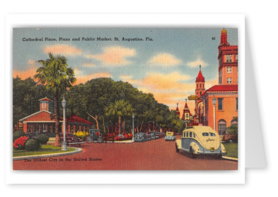 St. Augustine, FLorida, Cathedral Place, Plaza, and Public Market