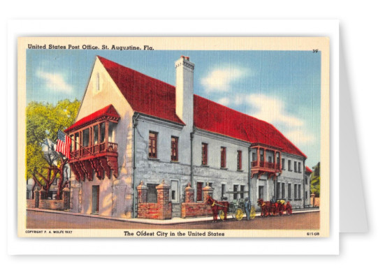 St. Augustine Florida Post Office Exterior