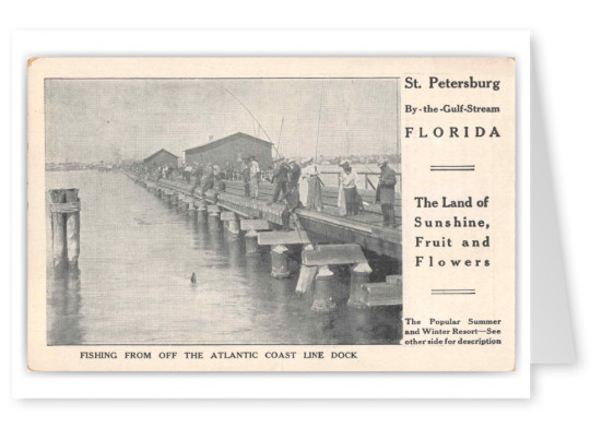 St Petersburg Florida Atlantic Coast Line Dock