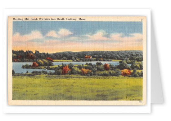 Sudbury, Massachusetts, Carding Mill Pond, Wayside Inn