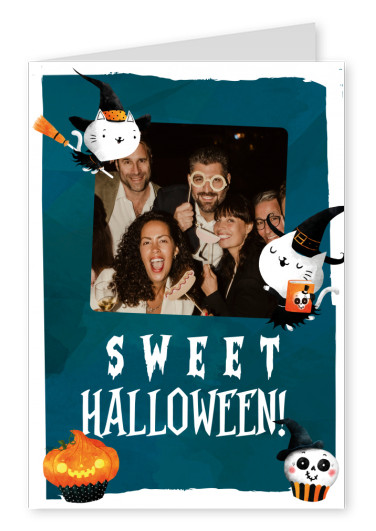 Postkarte Sweet Halloween