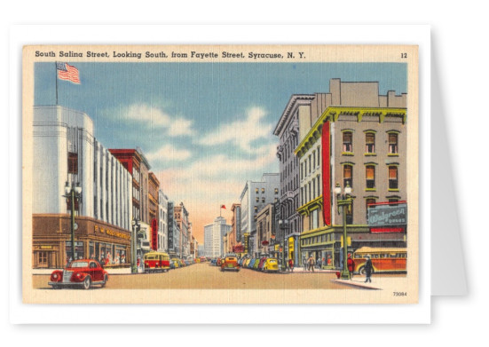 Syracuse, New York, South Salina Street, south from Fayette