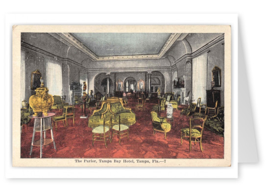 Tampa Florida Tampa Bay Hotel Parlor Interior View