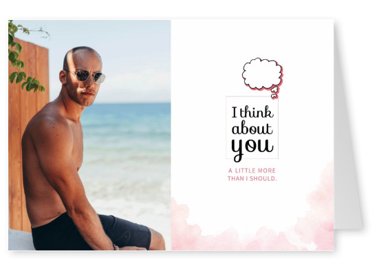thinking of you quote card denke an dich liebeskarte