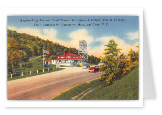 Troy, New York, approaching Taconic Trail Tourist Gift Shop & Cabins
