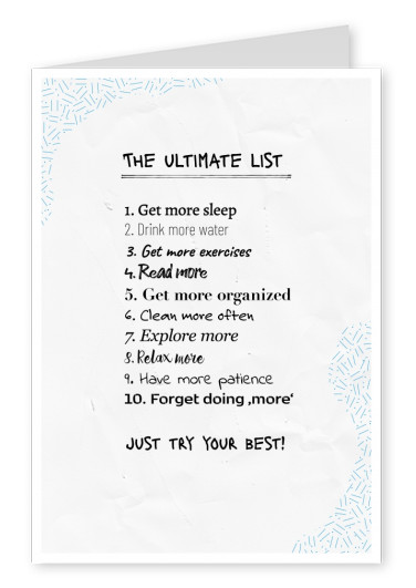 Spruch the ultimate list – just try your best