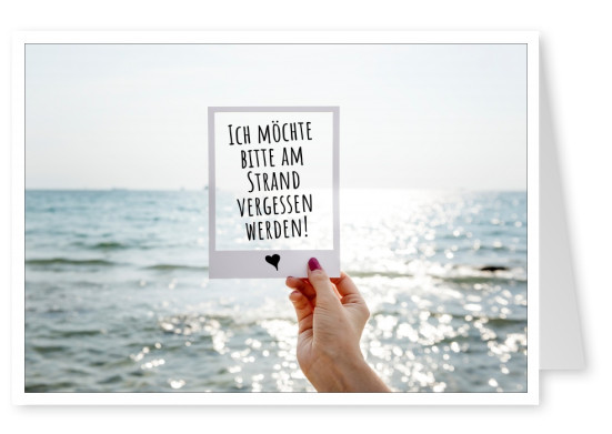 urlaub-spruch postkarte