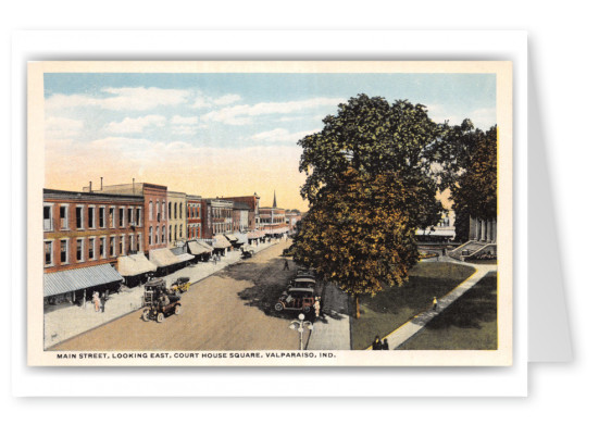 Valparaiso, Indiana, Main Street looking East