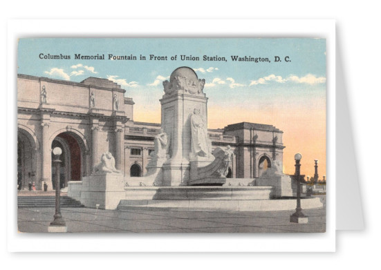Washington DC, Columbus Memorial Fountain, Union Station