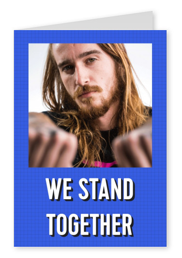 Postkarte JAIL MAIL We stand together