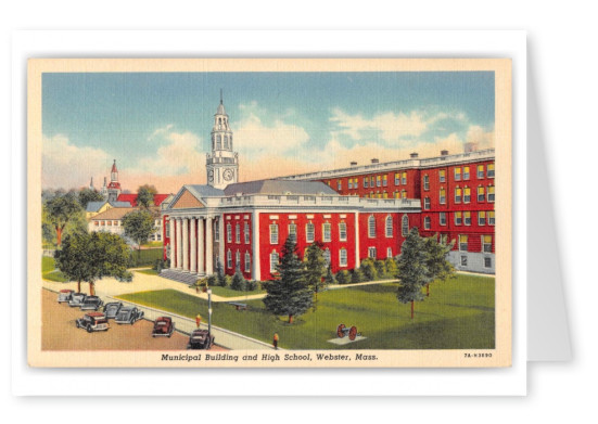 Webster Massachusetts Municipal Building and High School