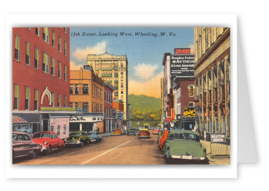 Wheeling, West Virginia, 12th Street looking west