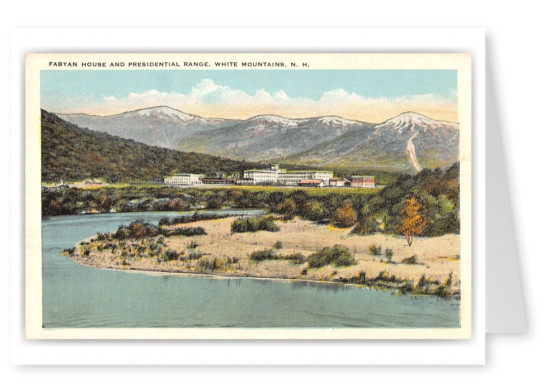 White Mountains, New Hampshire, Fabyan House and Presidential Range