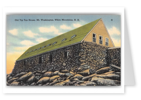 White Mountains, New Hampshire, Old Tip Top House, mt. Washington