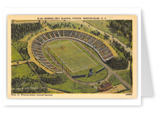Winston-Salem North Carolina Bowman Gary Memorial Stadium
