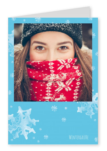 Postkarte Christin-Marie Arold Wintergrüße