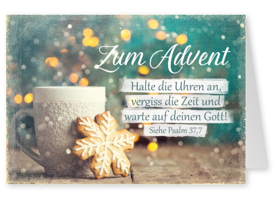 SegensArt Postkarte zum Advent