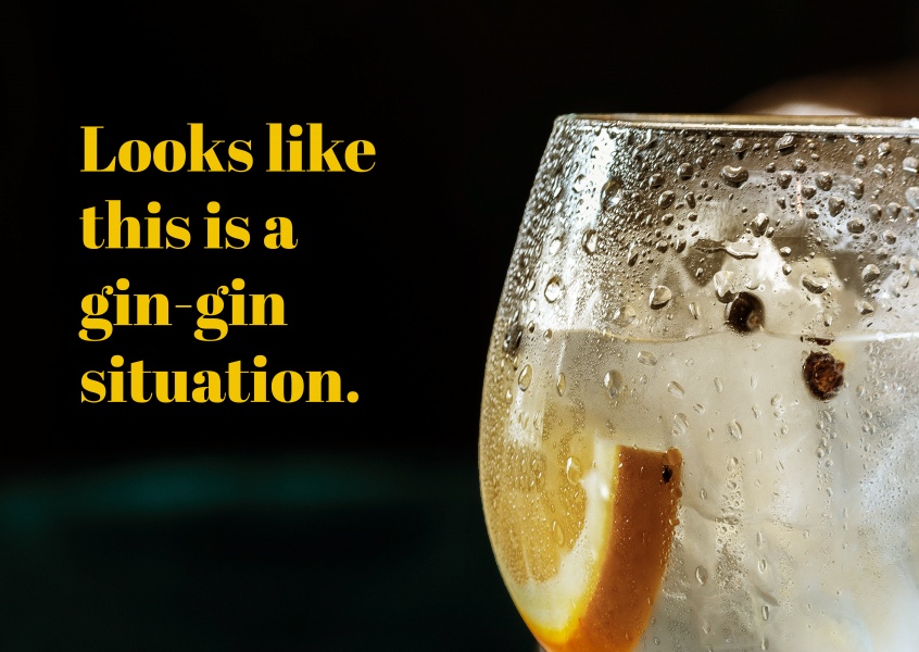 Simile a questo è un gin-gin situazione.