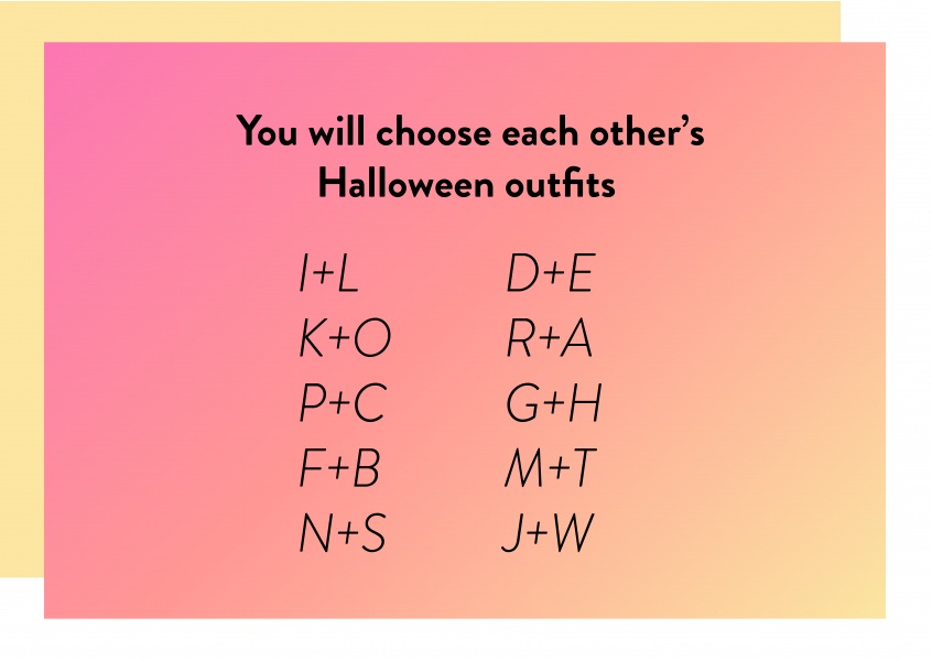 Halloween outfits