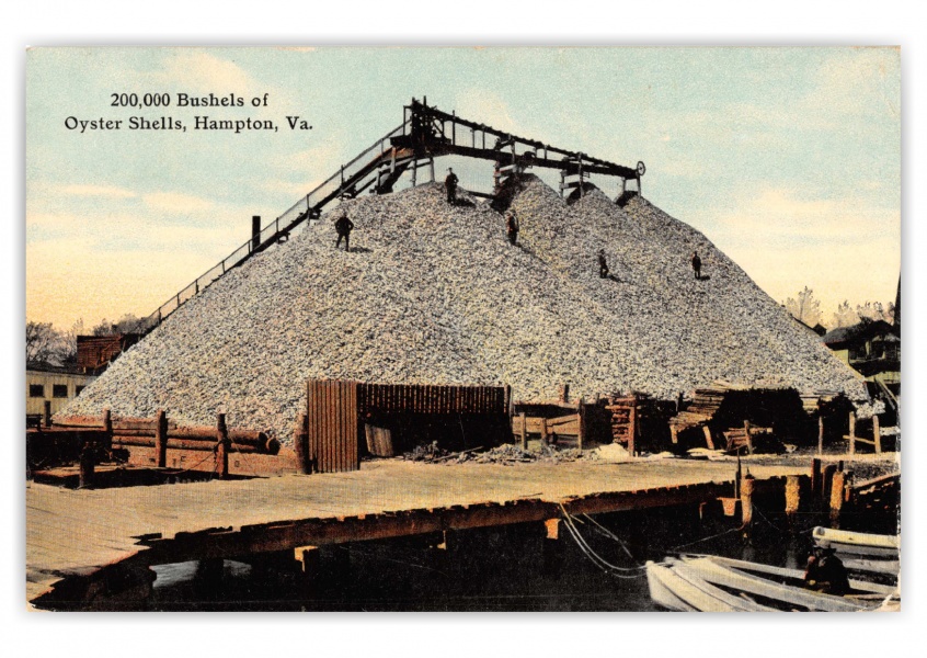 Hampton, Virginia, 200,000 Byshels of Oyster SHells