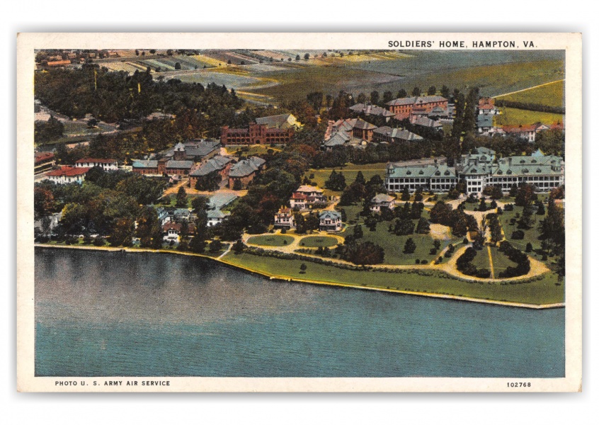 Hampton, Virginia, Soldiers' Home aerial view