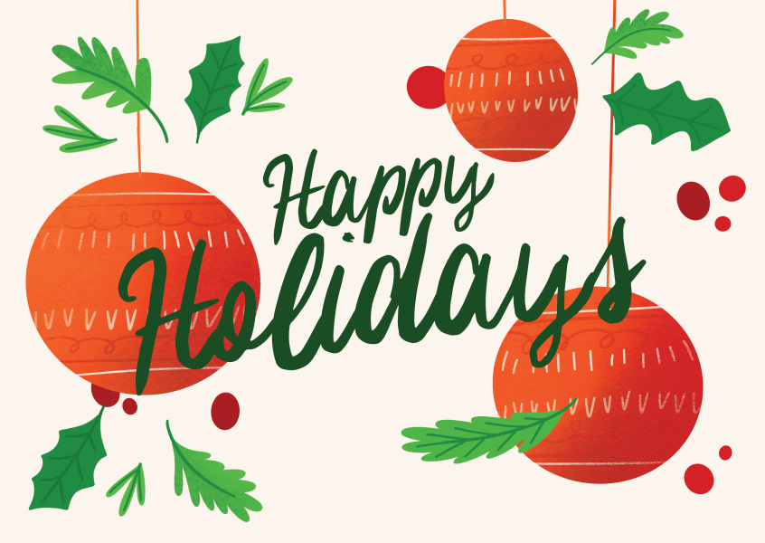 Happy Holidays | Feliz Navidad | Enviar auténticas postales en línea