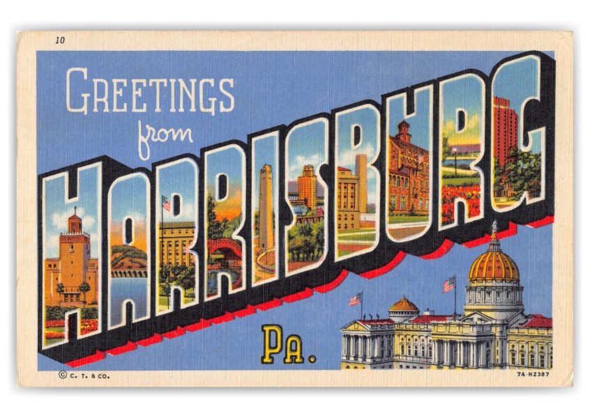 Harrisburg, Pennsylvania, Greetings from